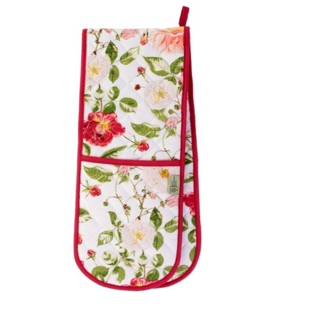 Ulster Weavers Tradl. Rose Dbl. Glove Oven Mitt